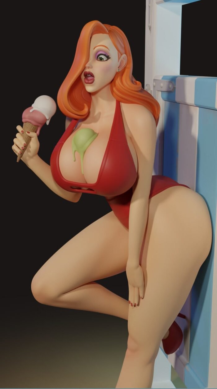 Jessica rabbit 3d printing stl files - Image 3
