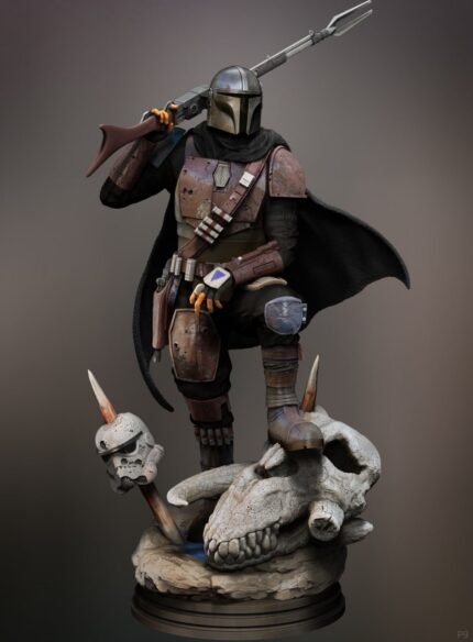 Mandalorian star wars 3d printing stl files