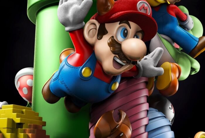 The super mario bros statue 3d printing stl files - Image 2