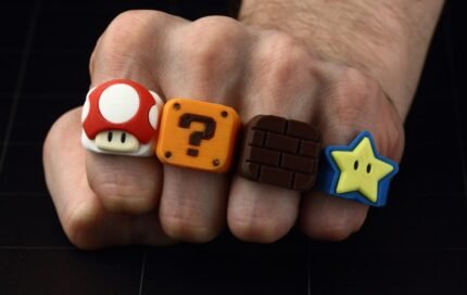 Mario rings 3d printing stl files