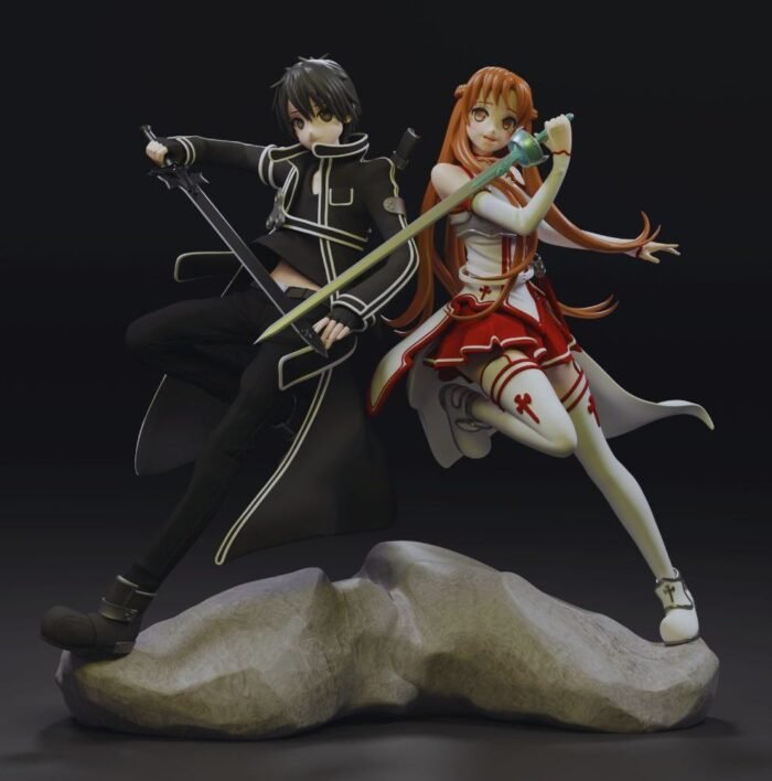 Kirito & Asuna 3d printing stl files - Image 1