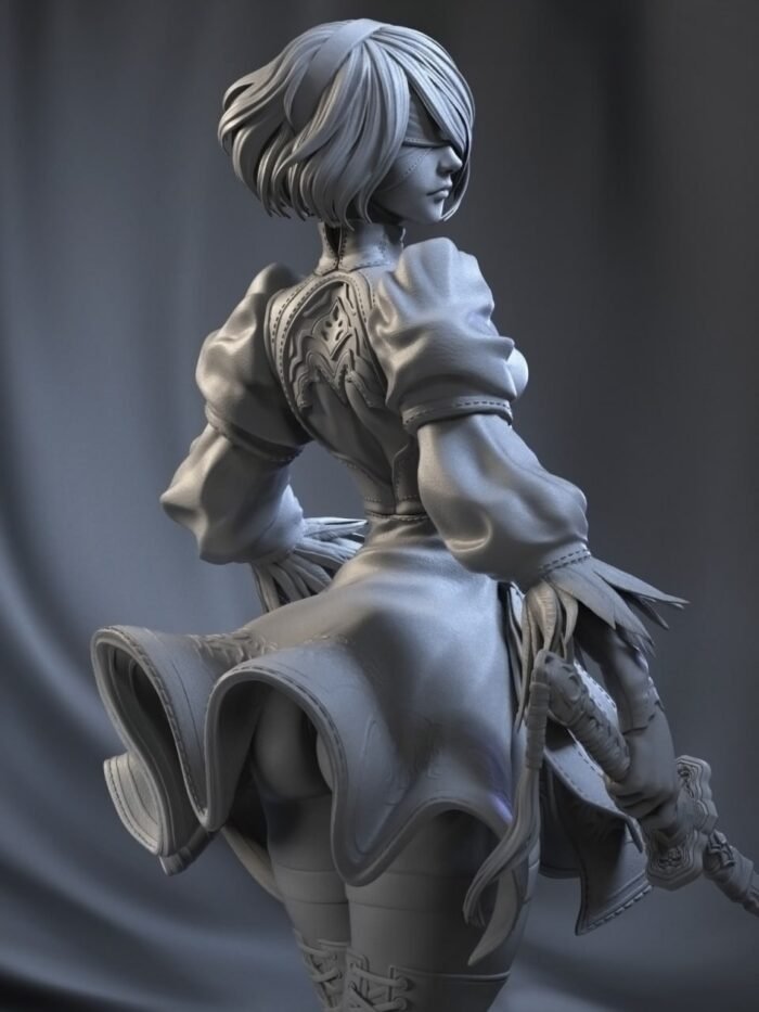 Nier 2B STL files for 3d printing model - Image 2