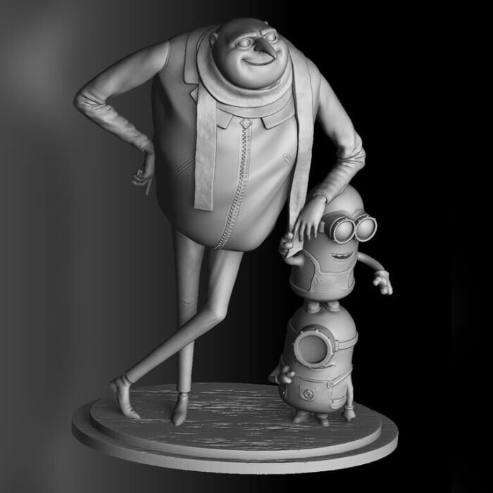 Gru Despicable me 3D Printing stl files - Image 1