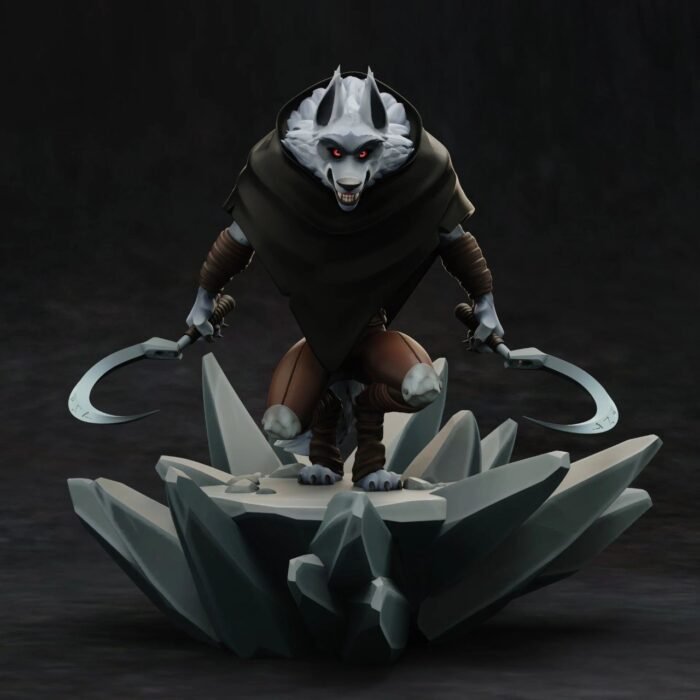 Death wolf 3d printing stl files - Image 1