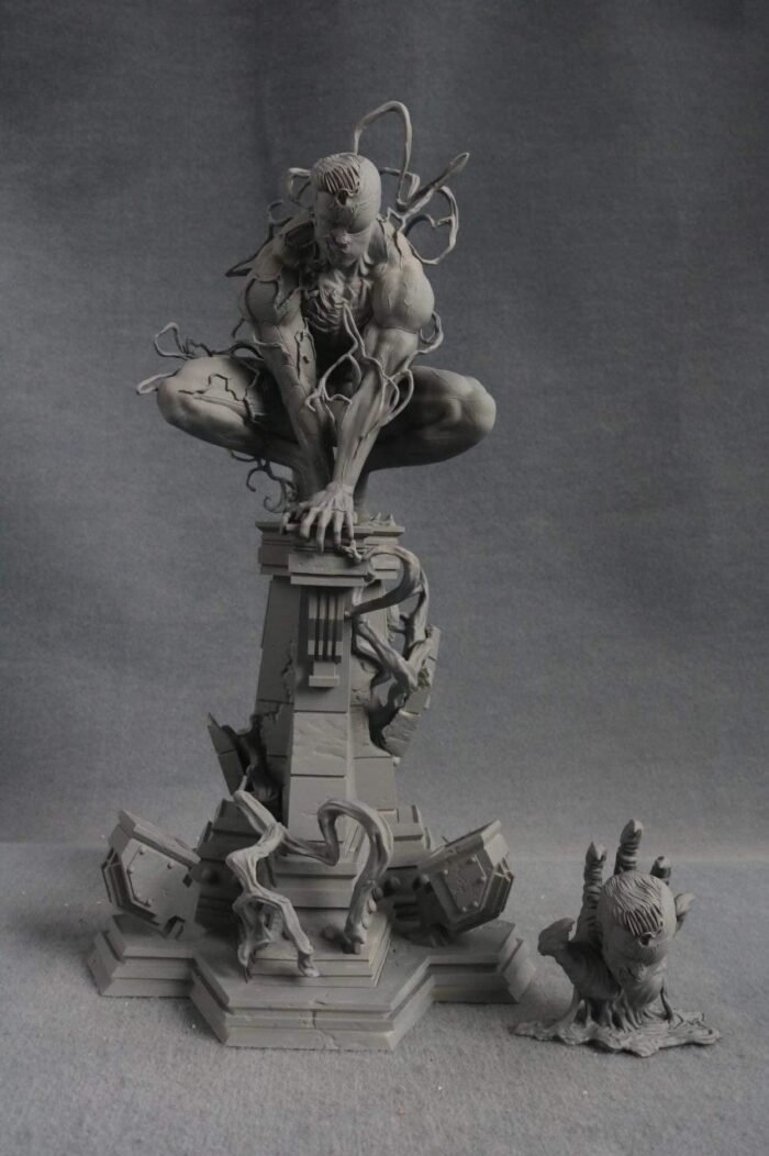 Symbiote spiderman 3d printing stl files - Image 2