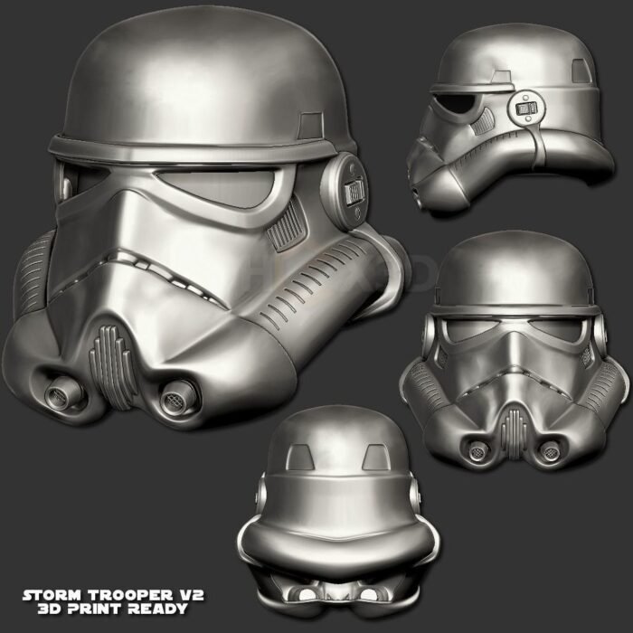 Stormtrooper helmet v2 3d printing stl files - Image 1
