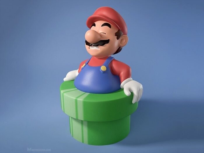 Fat mario 3d printing stl files - Image 1