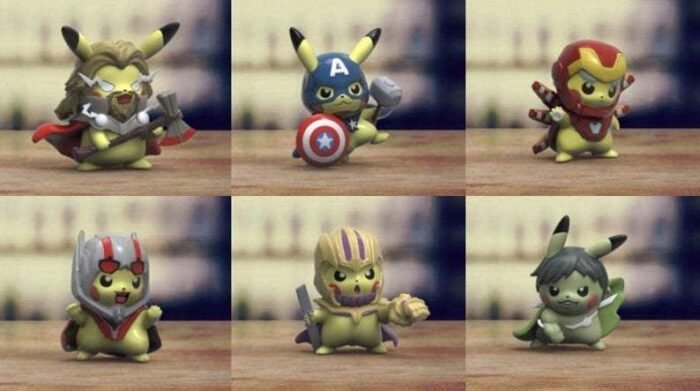 Pokemon - 6x Pikachu Avengers - STL - 3d Print Files - Image 1