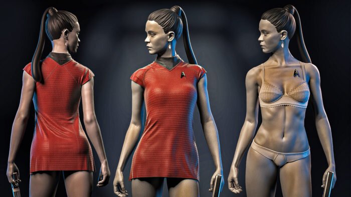 Nyota uhura 3d printing stl files - Image 2