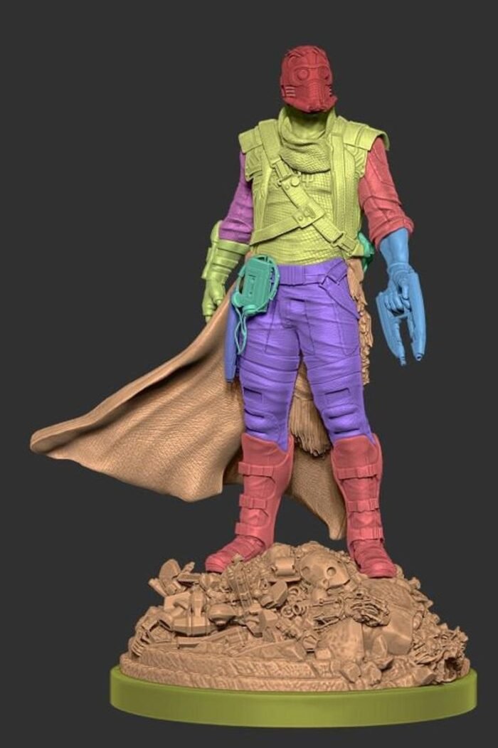 Star Lord Peter Quill STL Files for 3D Print - Image 1