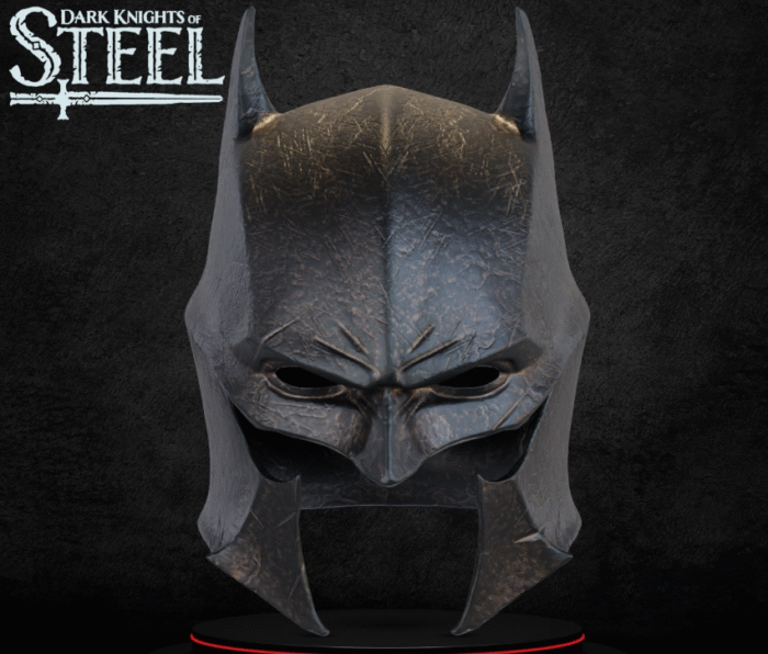 Medieval batman helmet 3d printing stl files - Image 1