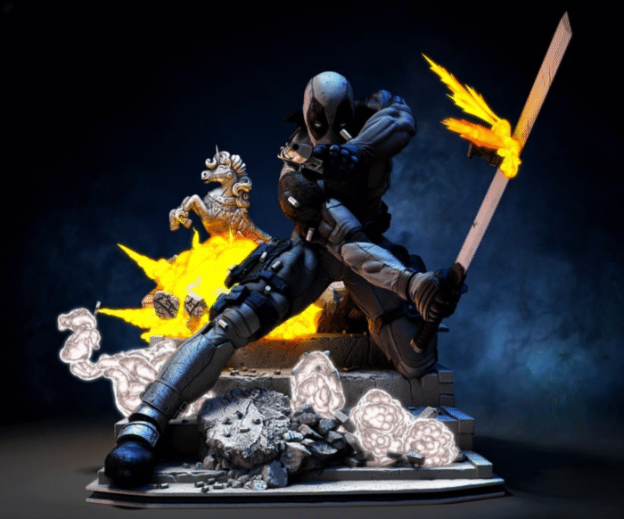 Deadpool 3d printing stl files - Image 1