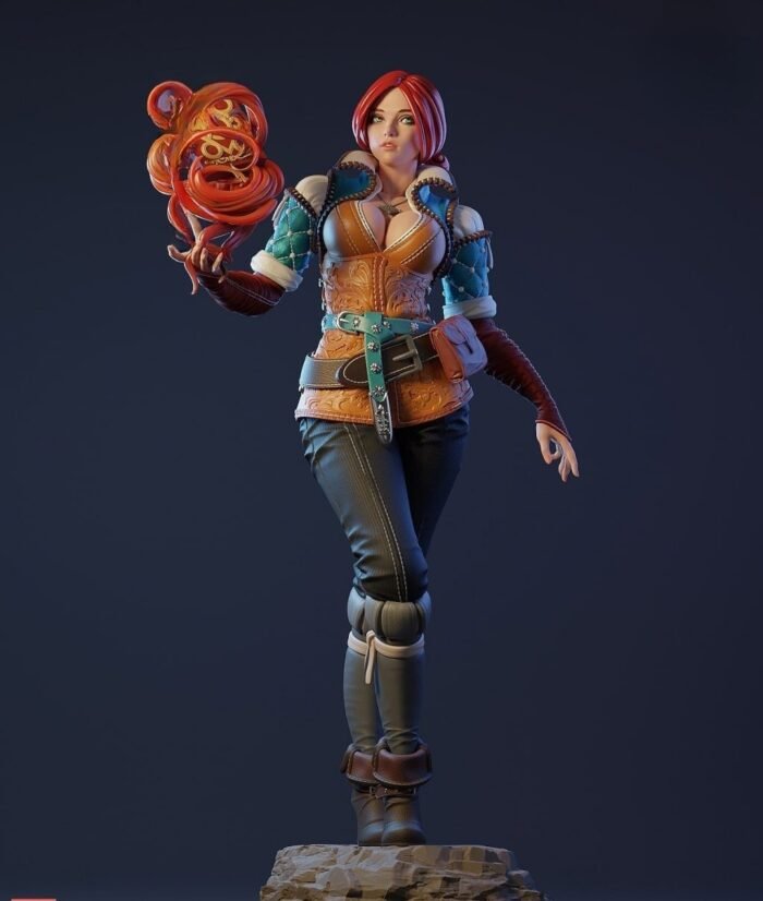 Triss Merigold – Witcher 3d printing stl files - Image 1