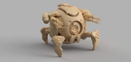 Wrecking Ball 3D model for 3D print - Overwatch - Figurine statue / Christmas ball / Hammond / hamster / robot mecha / Blizzard
